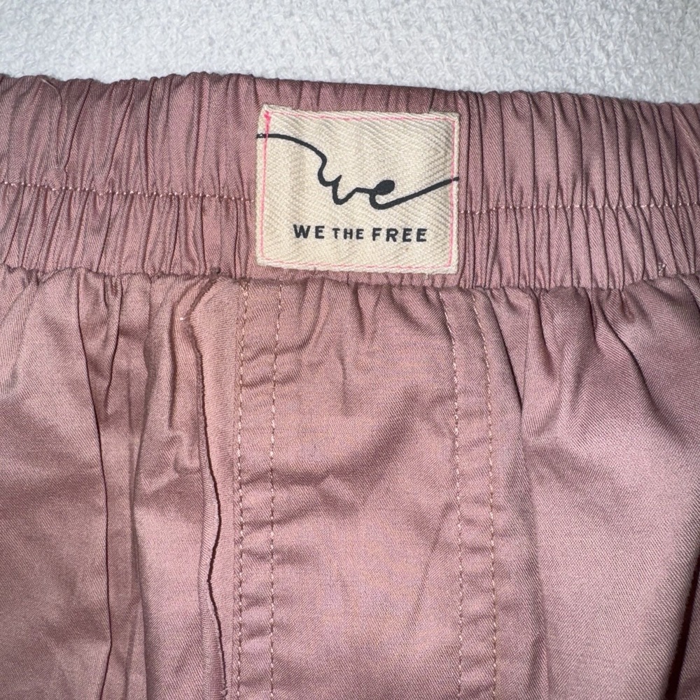 NWT We The Free People Intimately Day to Day Boxer Shorts Pink Pockets Small - Picture 2 of 14